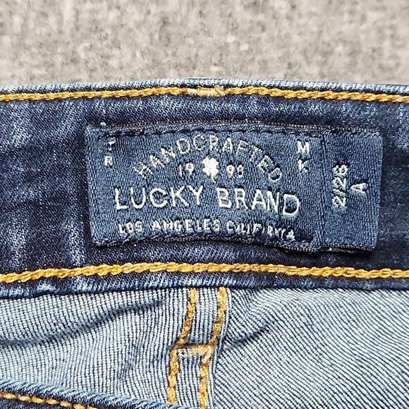 Lucky Brand Jeans Womens 2/28 Blue Lolita Skinny Stretch Denim Pants - Picture 5 of 11